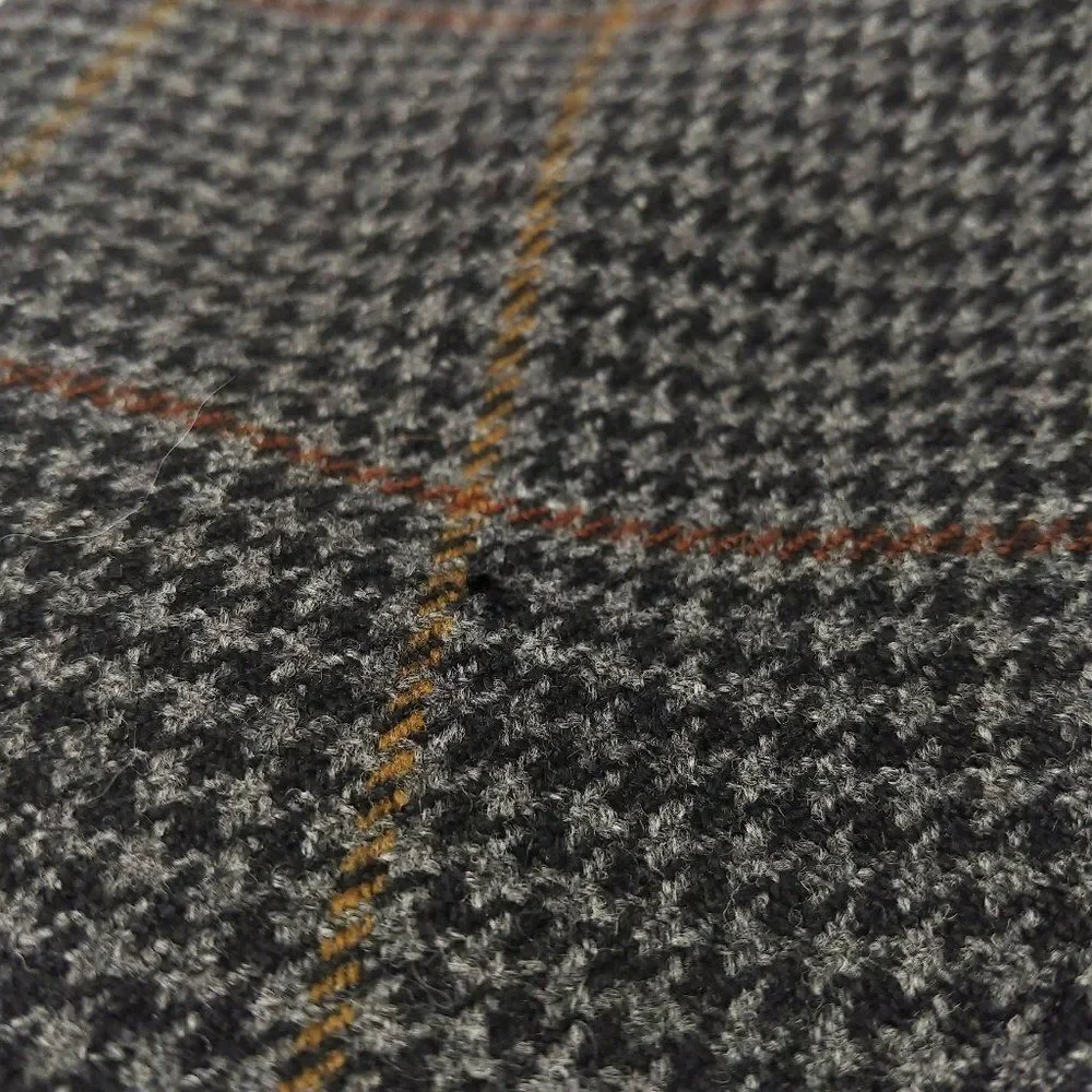 Oxxford Clothes Houndstooth WIndowPane Jacket 42R